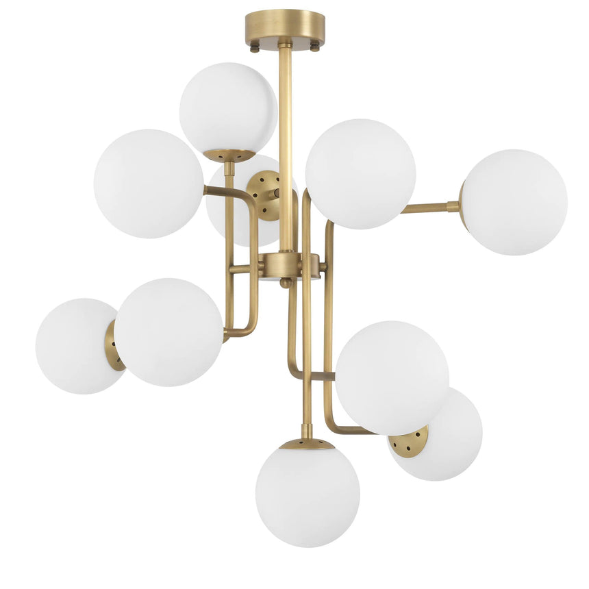 Chase glass chandelier