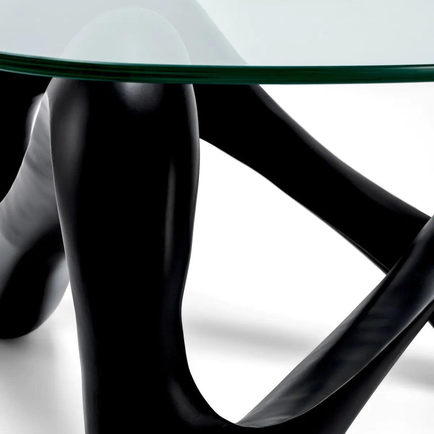 Aventura glass coffee table