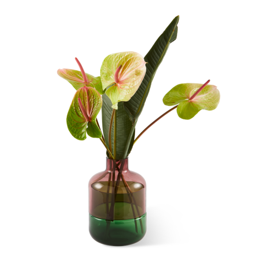 Fat fish glass decoration