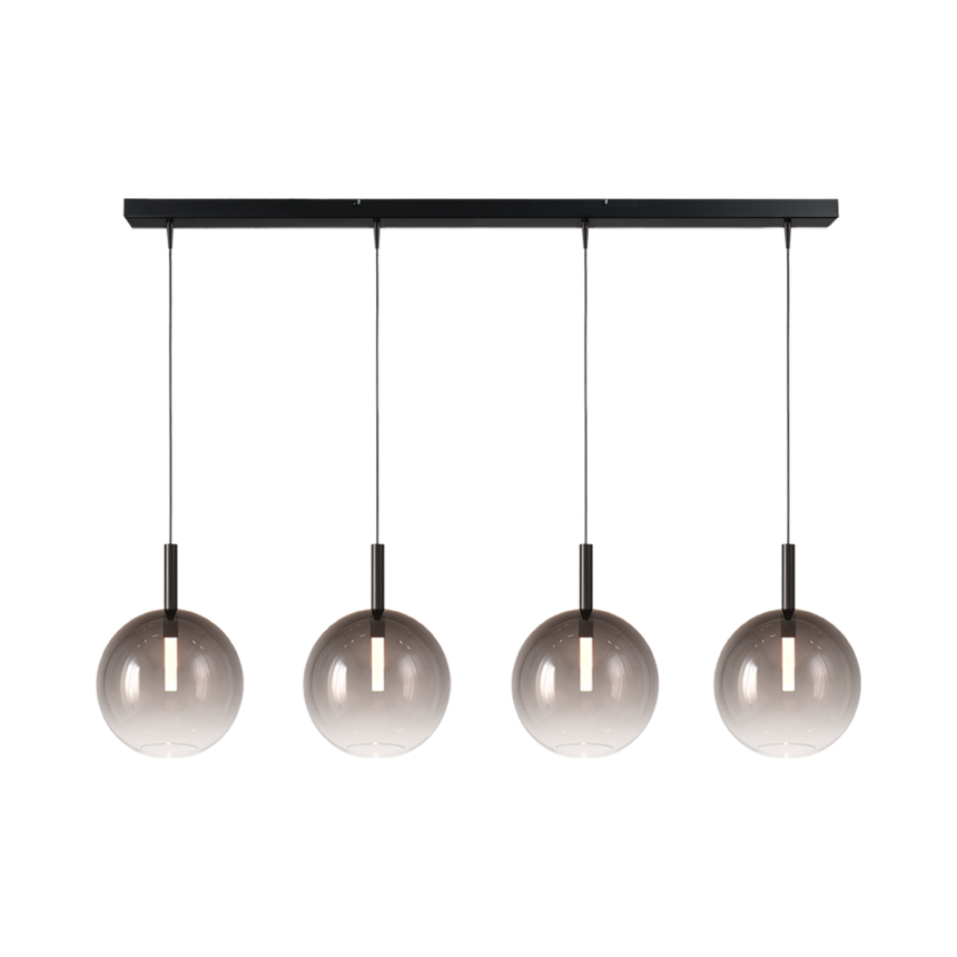 Lido világosszürke üveg függőlámpa