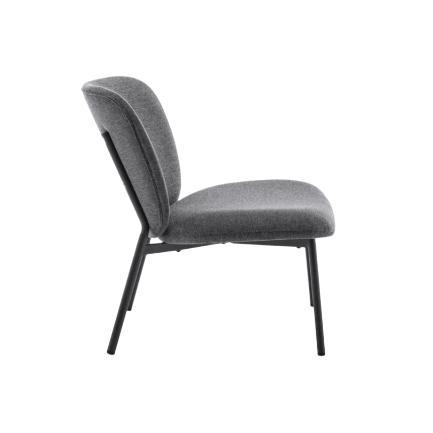 Demi velvet armchair