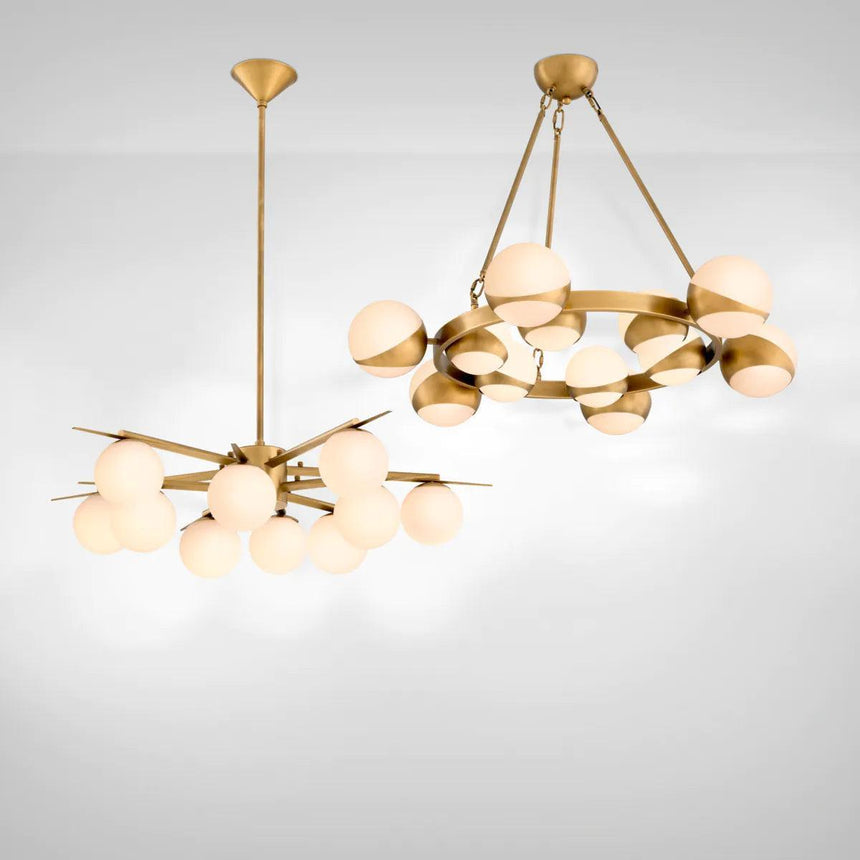 Piazetta metal chandelier