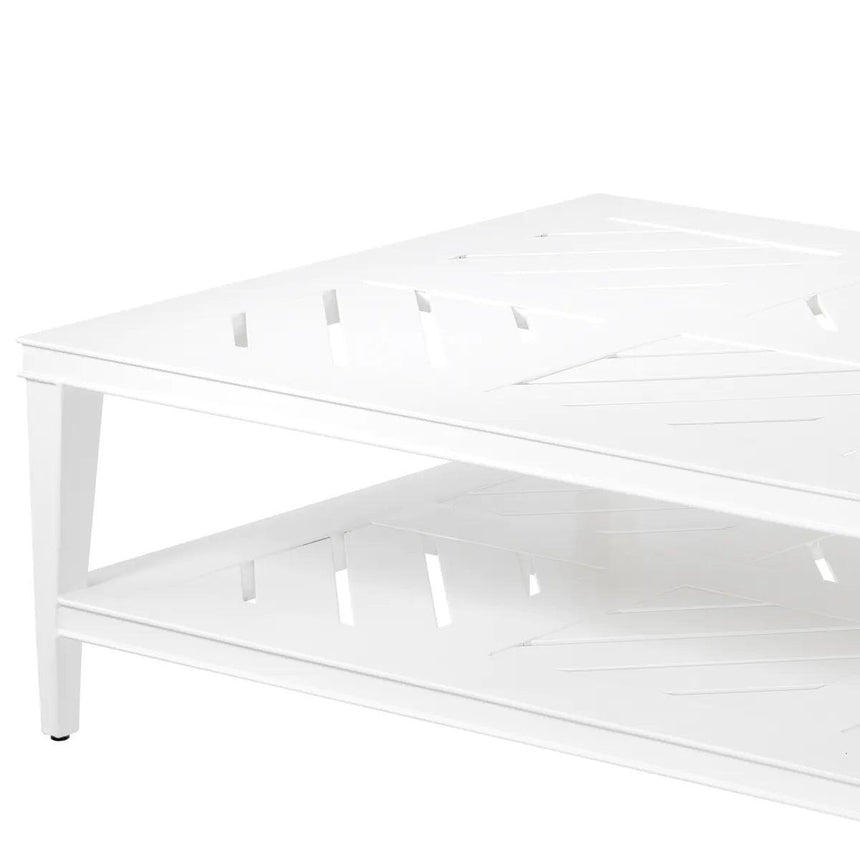 Bell Rive metal garden coffee table 180x90