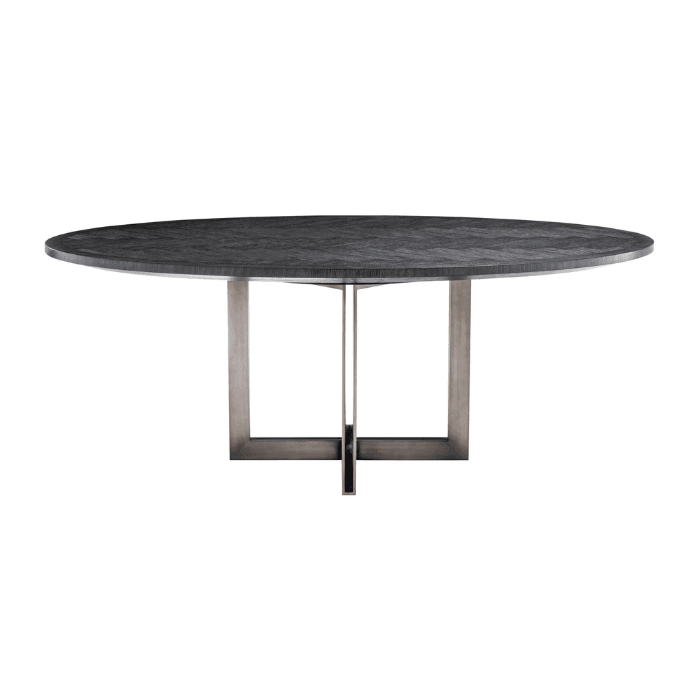 Melchior wooden dining table with bronze legs 200x120