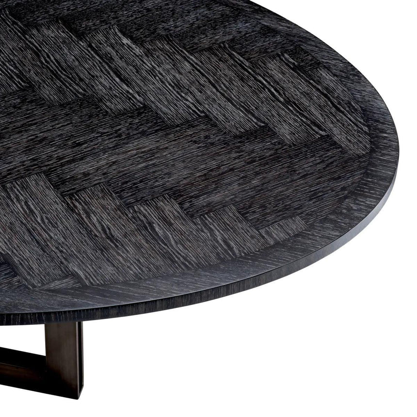 Melchior wooden dining table with bronze legs 200x120