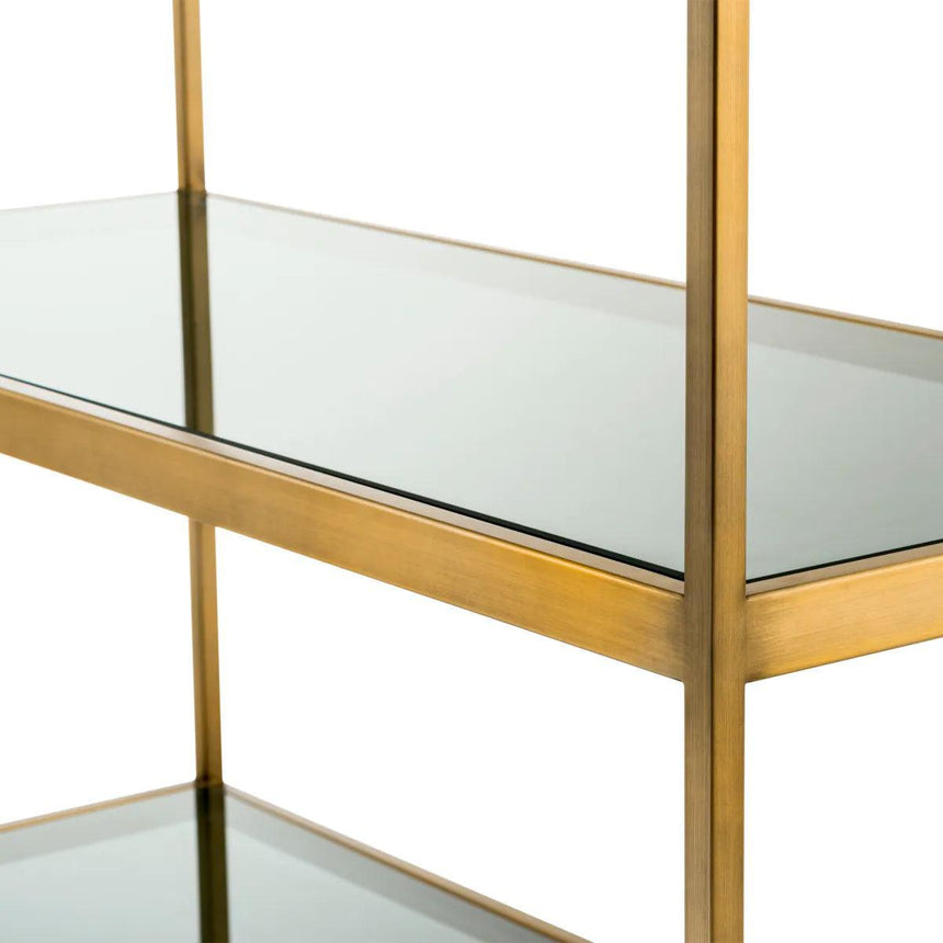 Omega glass shelf