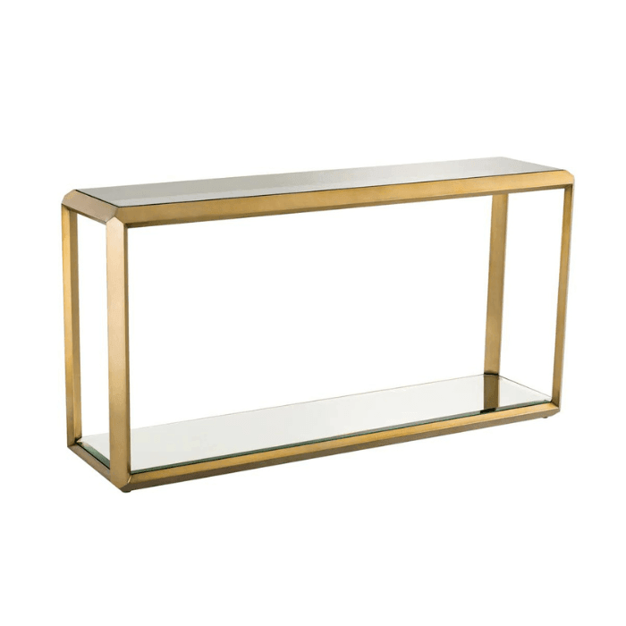 Callum Smoked Glass Console Table