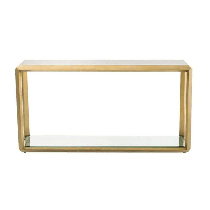 Callum Smoked Glass Console Table