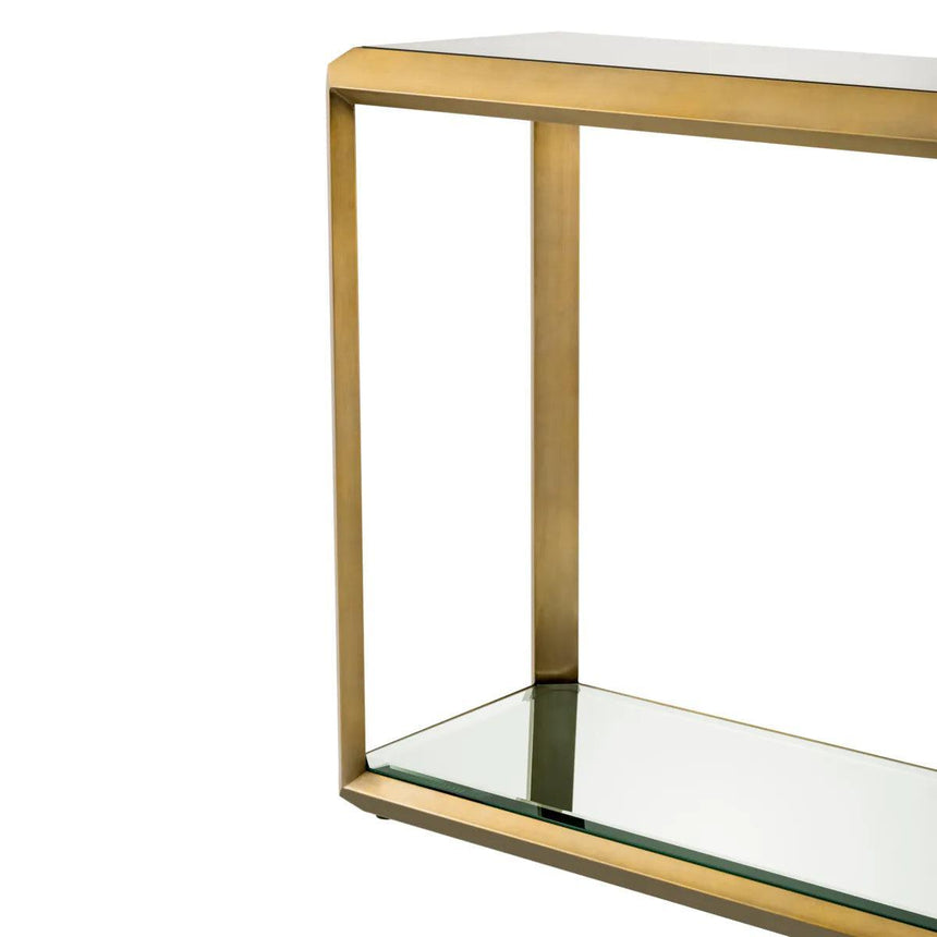 Callum Smoked Glass Console Table