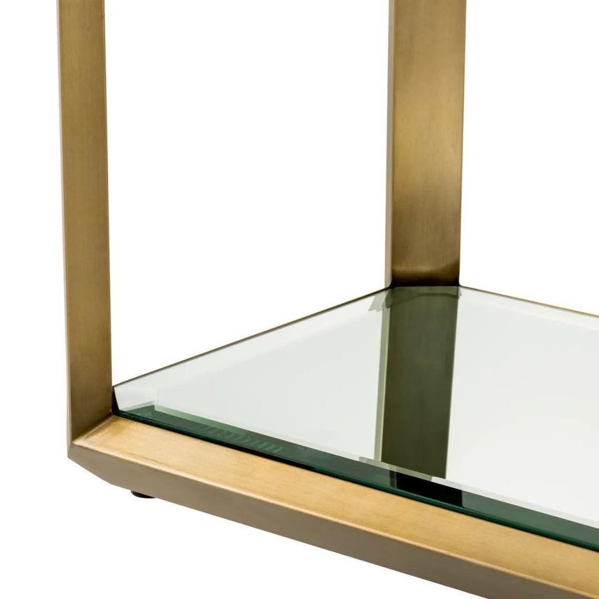 Callum Smoked Glass Console Table