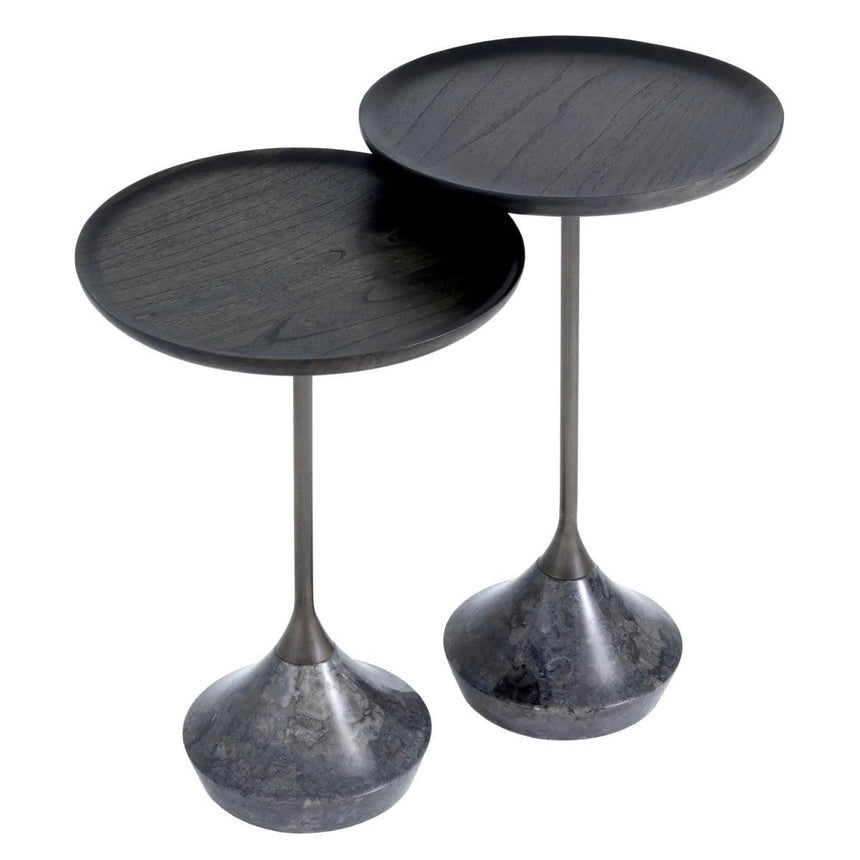 Puglia wooden side table set