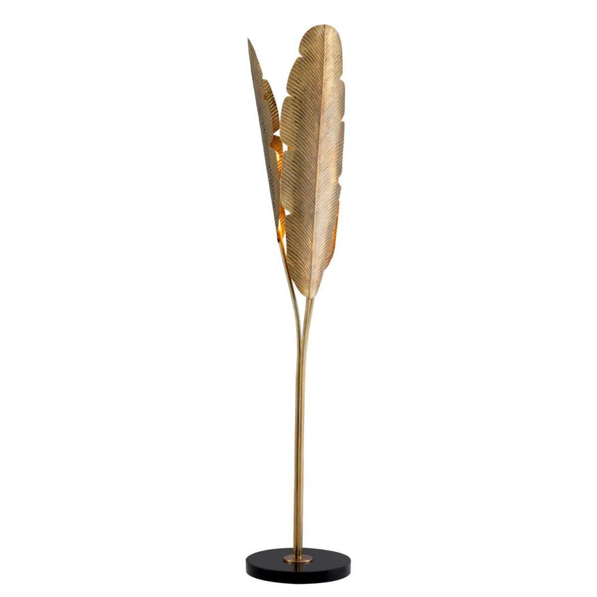 Plantain metal floor lamp
