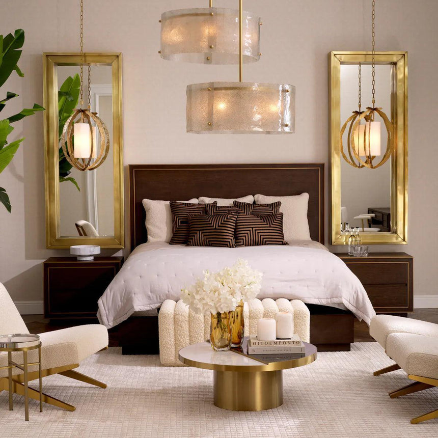 Magenta fém tükör széles - Dutch Home