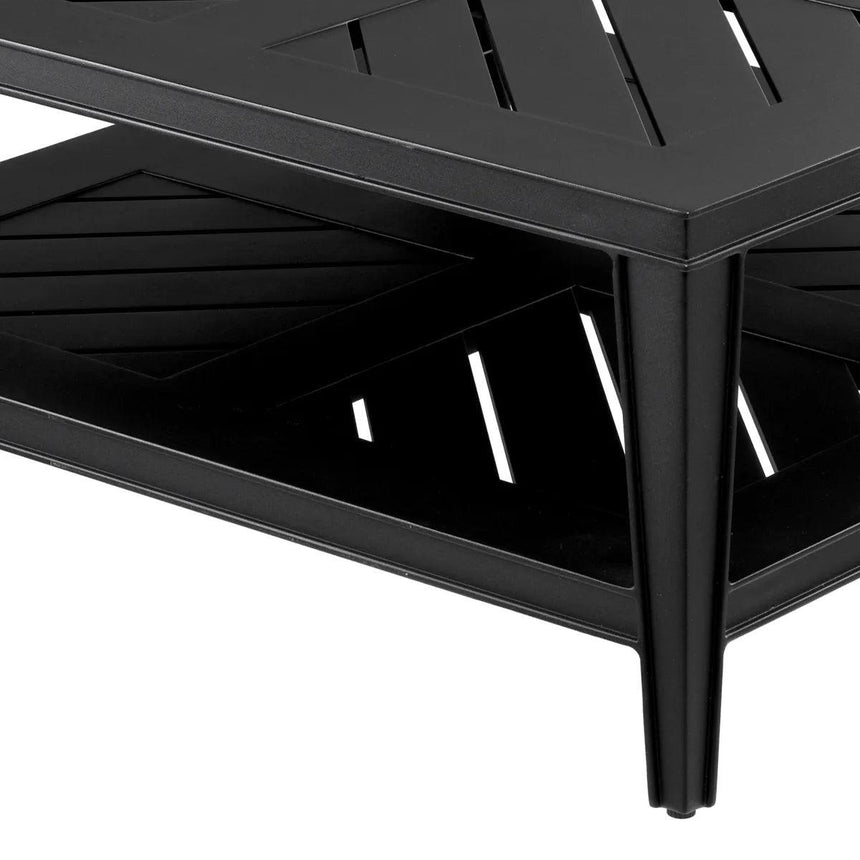 Bell Rive metal garden coffee table 100x100