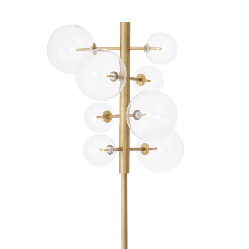 Argento metal floor lamp