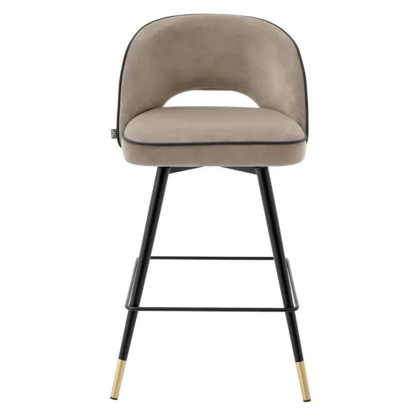 Cliff bársony alacsony bárszék szettben