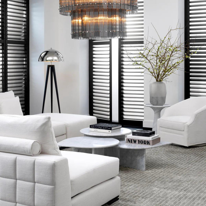 Naples marble coffee table set