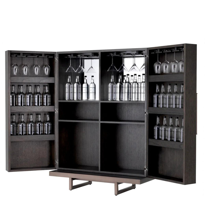 Harrison wooden bar cabinet