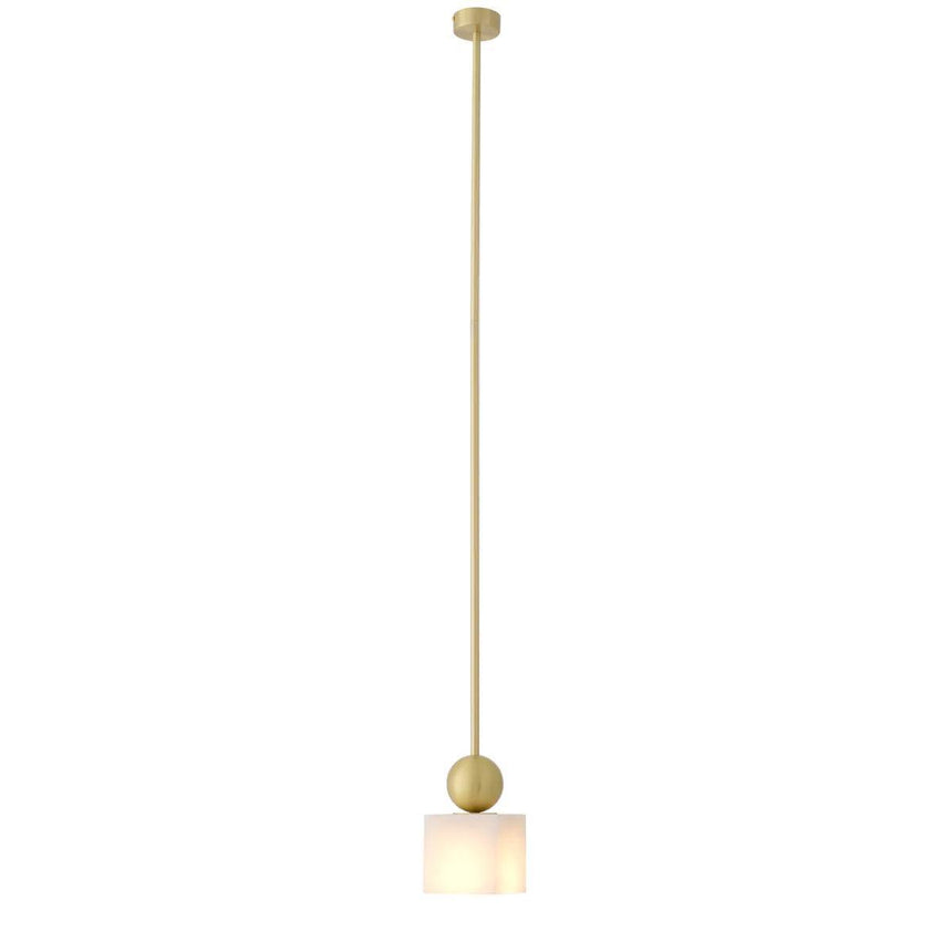 Etruscan Square plaster pendant lamp