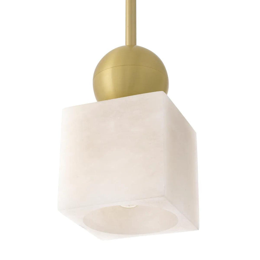 Etruscan Square plaster pendant lamp