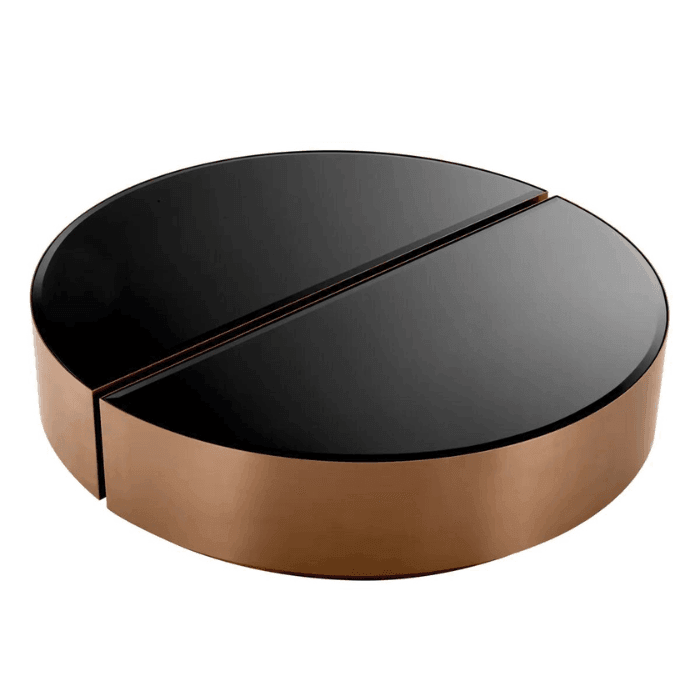 Astra mirror glass coffee table set