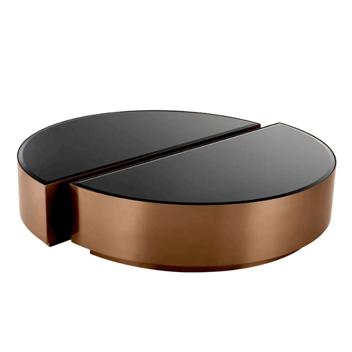 Astra mirror glass coffee table set