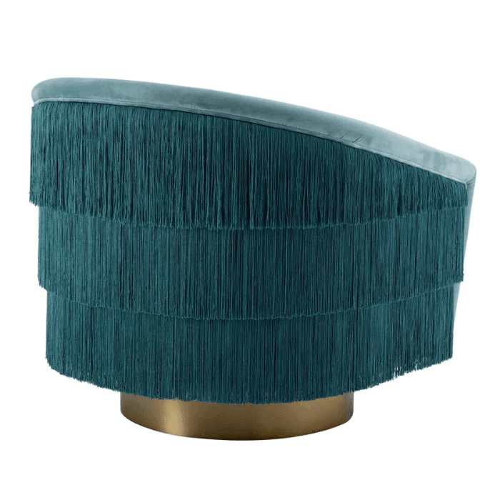 Le Vante forgó bársony fotel