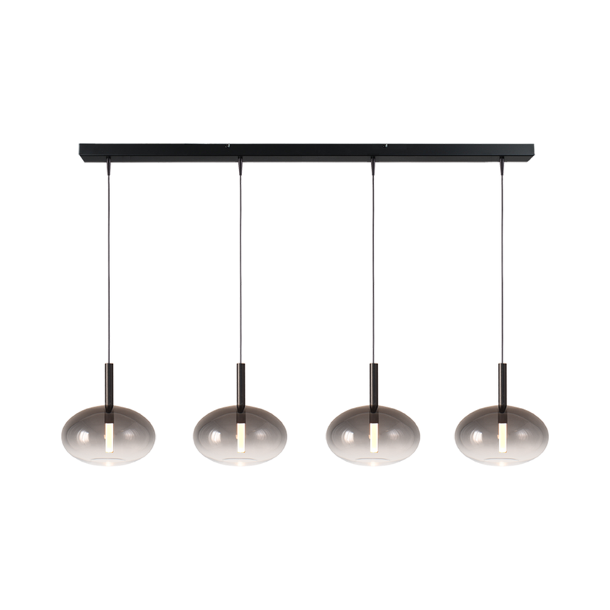 Lido világosszürke üveg függőlámpa