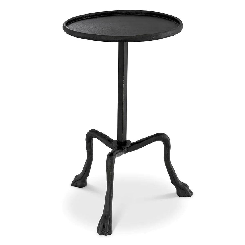 Carlos metal storage table low