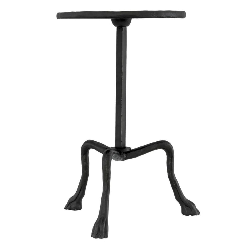 Carlos metal storage table low