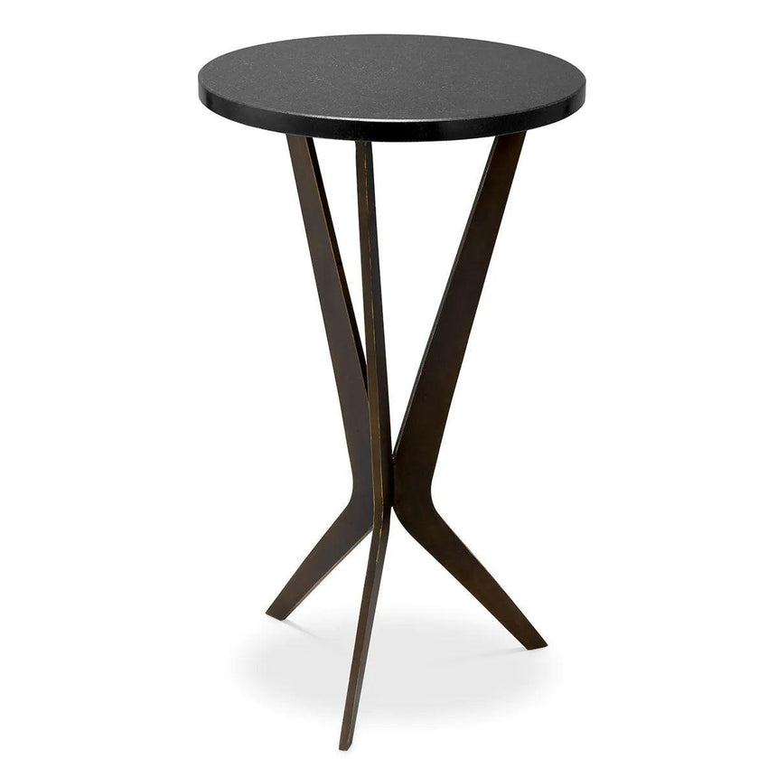 Malone granite side table