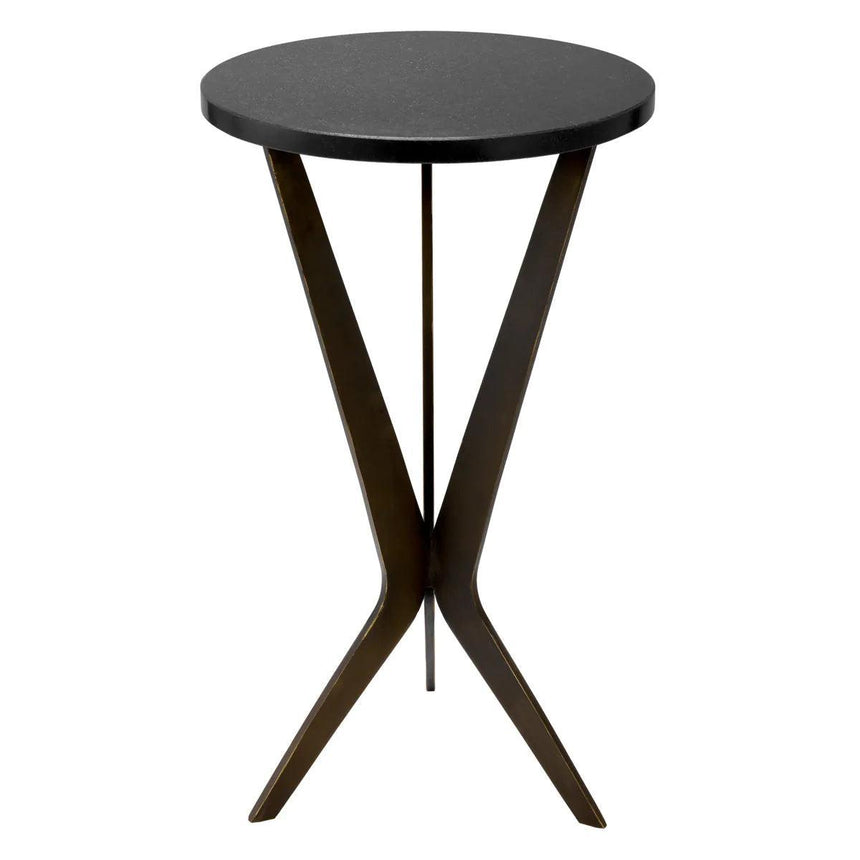 Malone granite side table