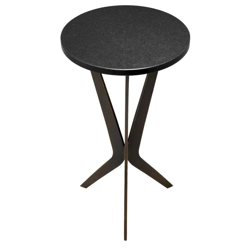 Malone granite side table