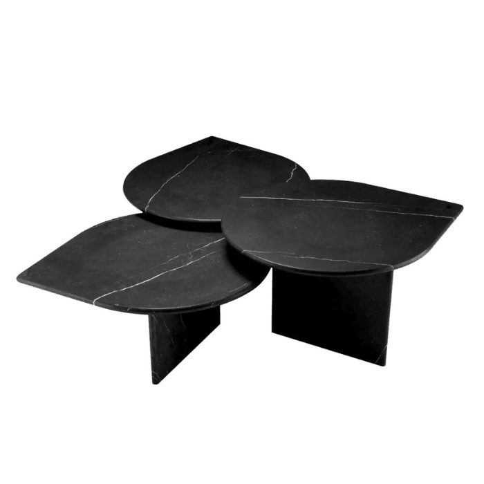 Naples marble coffee table set