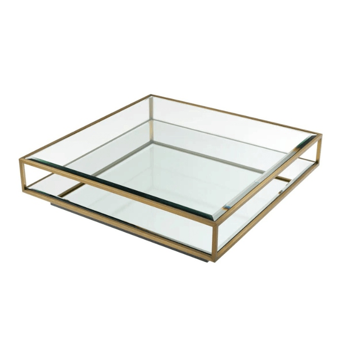 Tortona glass coffee table
