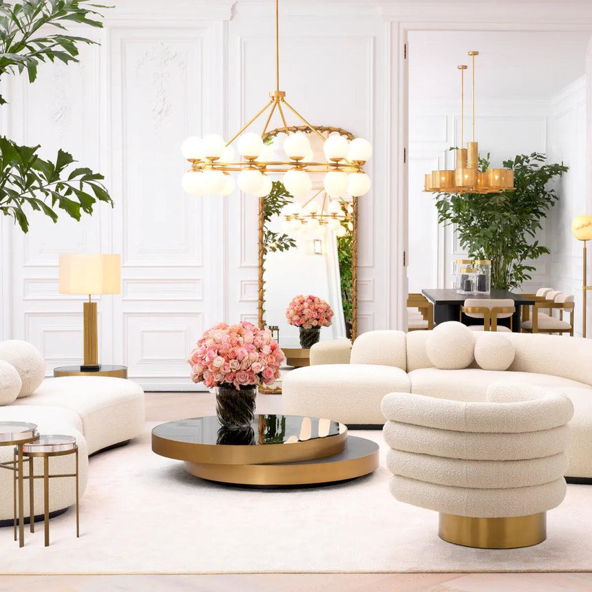 Griffith glass coffee table