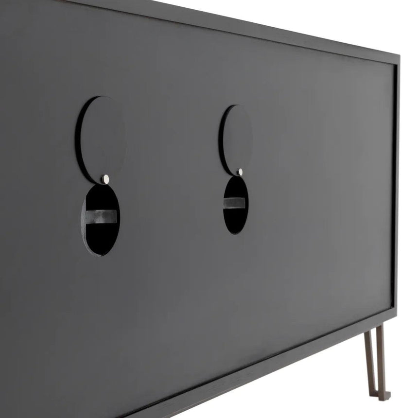 Highland wooden cabinet with bronze legs