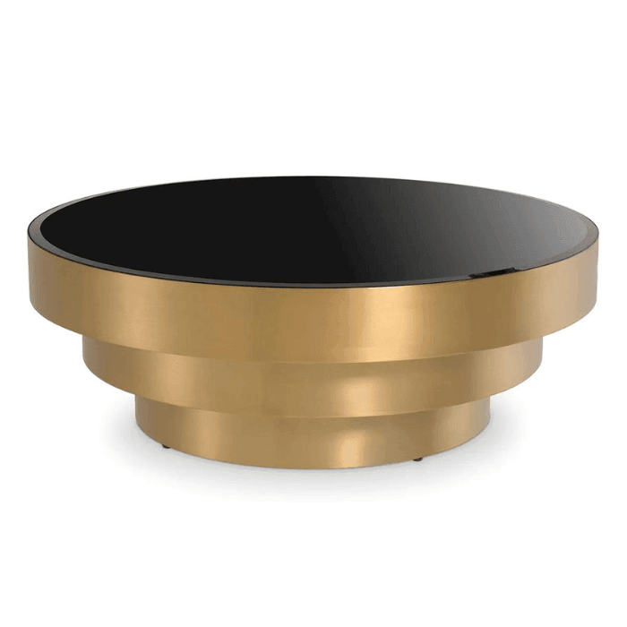 Sinclair glass coffee table