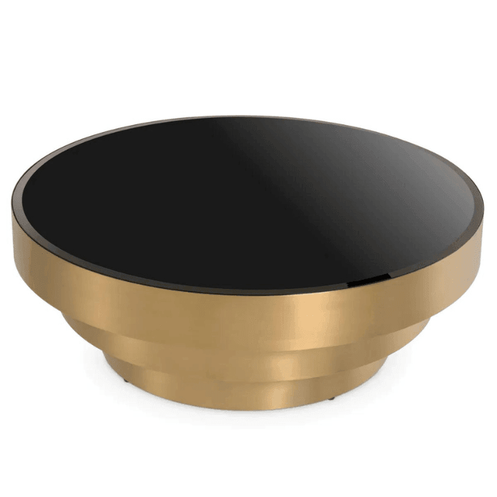 Sinclair glass coffee table