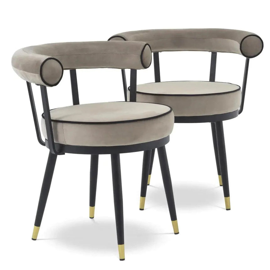 Vico bársony szék szettben