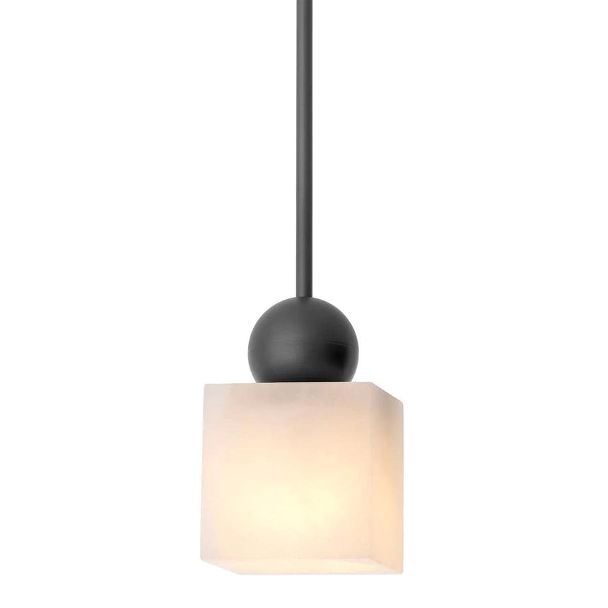 Etruscan Square plaster pendant lamp