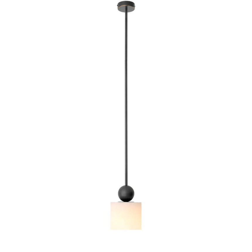 Etruscan Square plaster pendant lamp