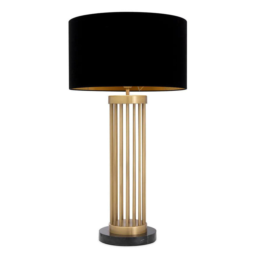 Condo metal table lamp