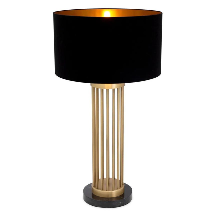 Condo metal table lamp