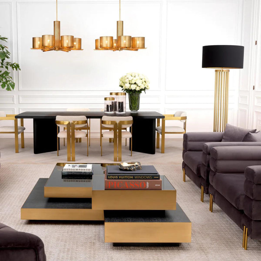 Condo fabric floor lamp