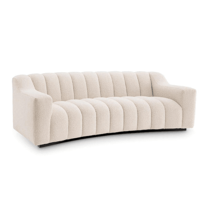 Kelly 3.5-seater bouclé sofa
