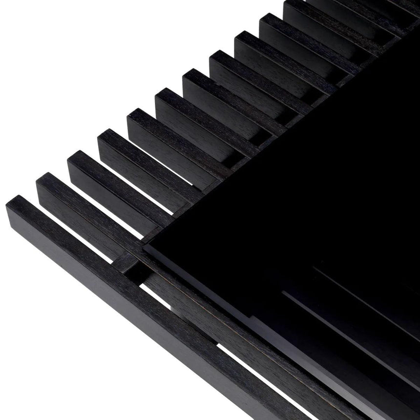 The Crest glass coffee table