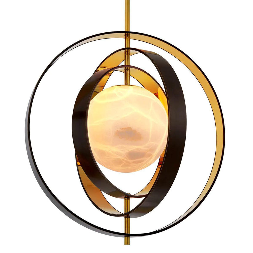 Pearl plaster chandelier