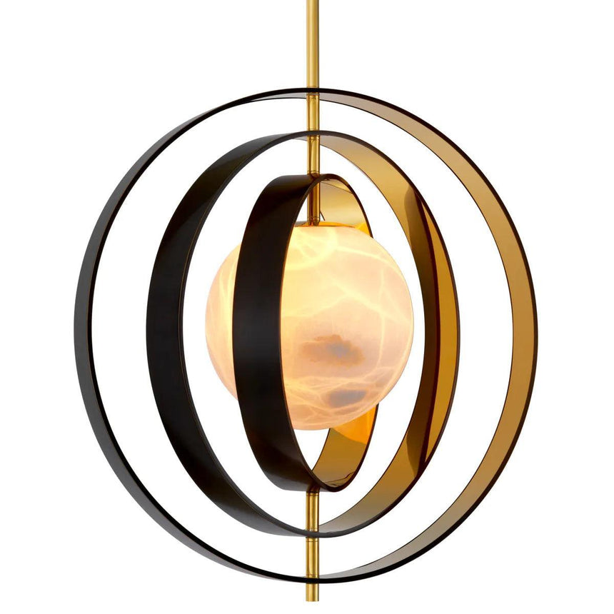 Pearl plaster chandelier