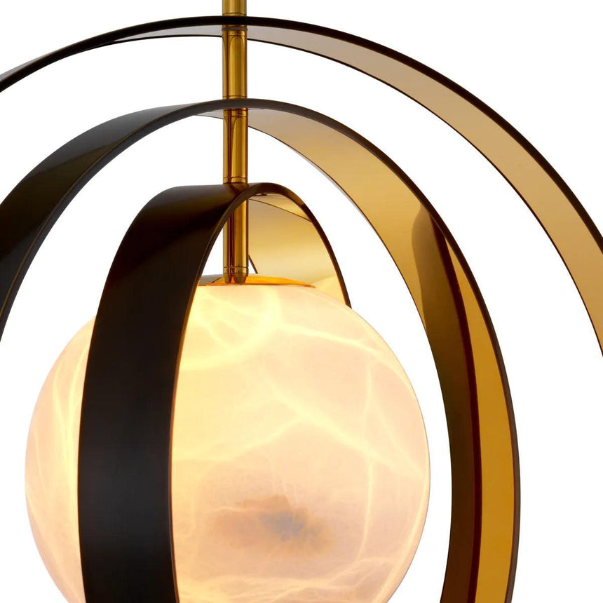 Pearl plaster chandelier